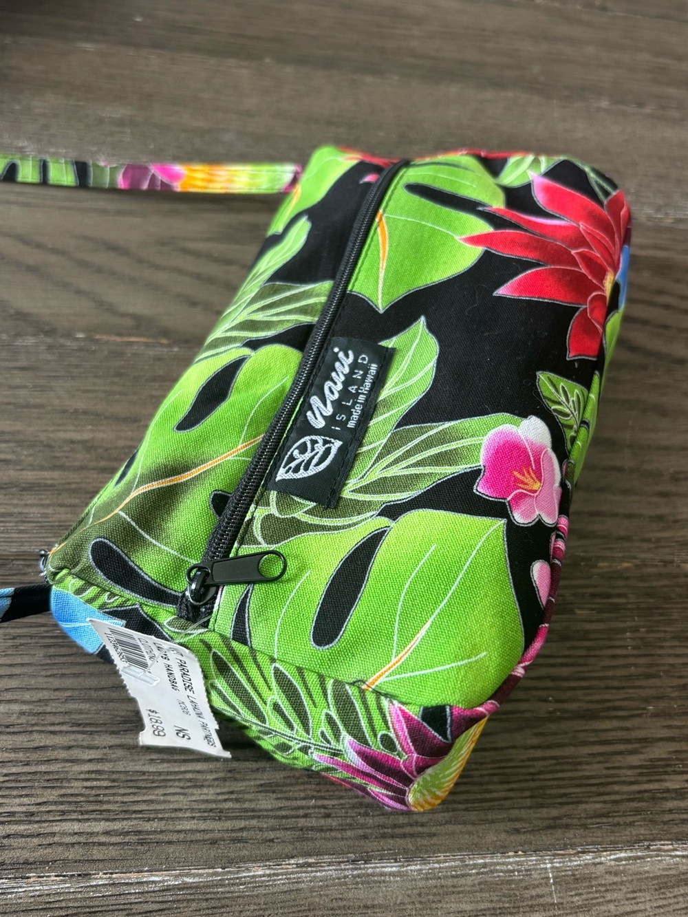 Nani Island Hawaiian Tropical Floral Baguette Shoulder Bag - Picture 3 of 10